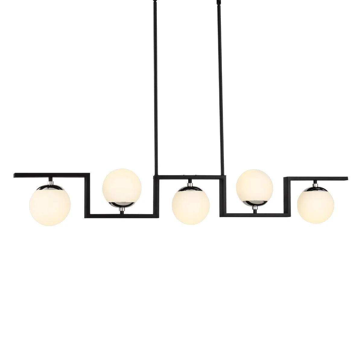 Alluria 47 in. 5 lights Pendant Light Coal finish