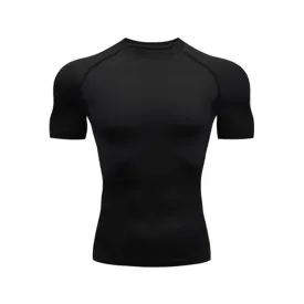 Breathable Black Compression Shirt